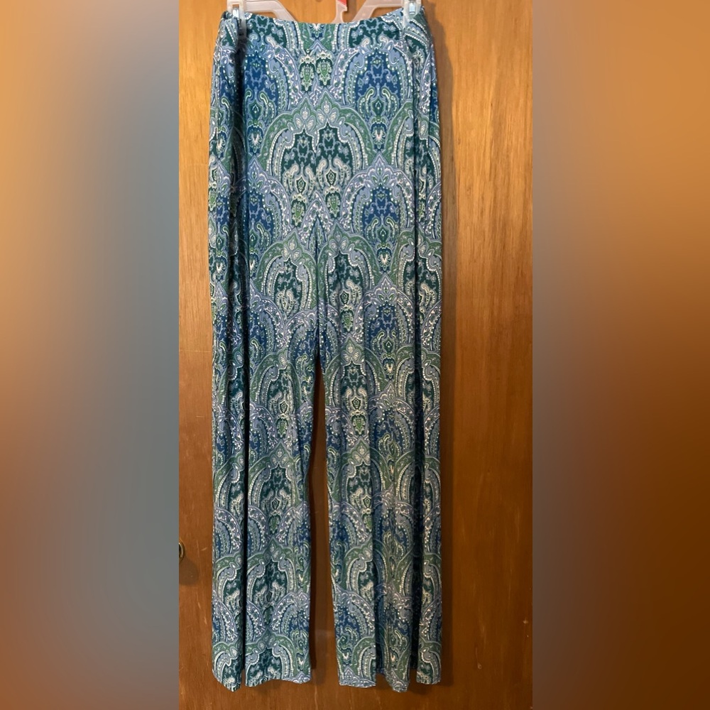 Paisley Print Pants